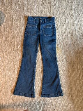 American Eagle Outfitters Dark Blue Flare Jeans